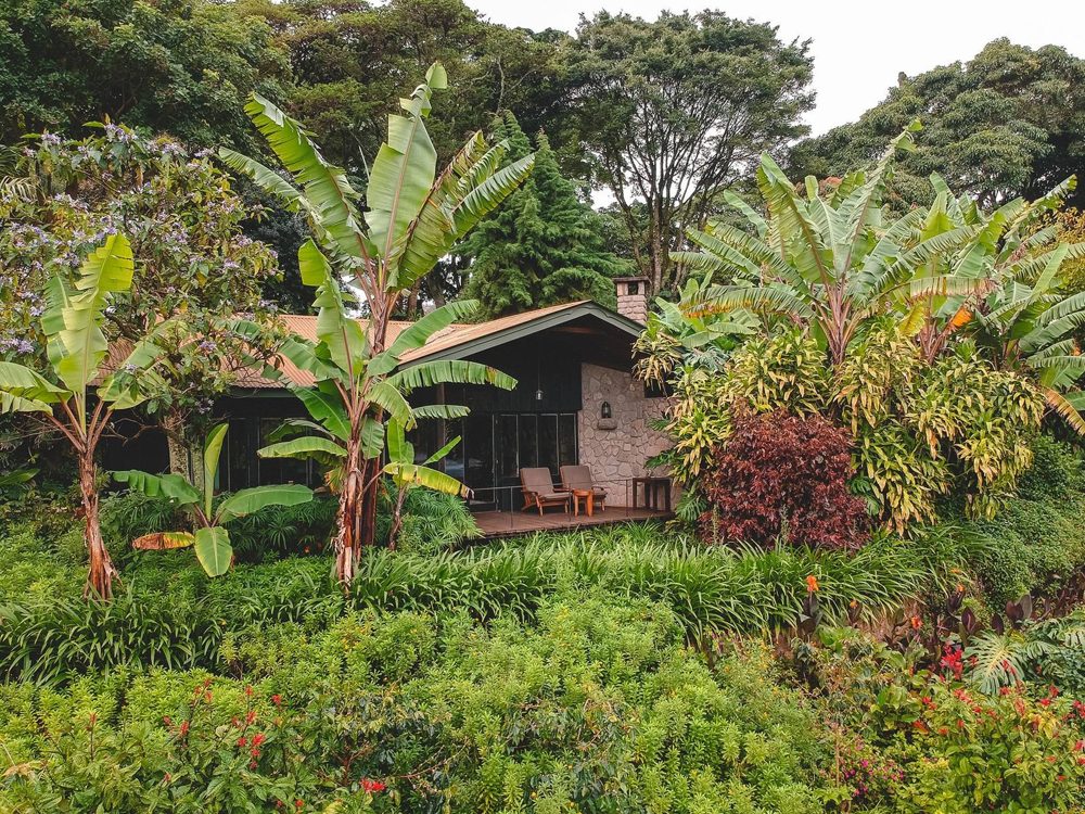 A garden cottage at Gibb's Farm