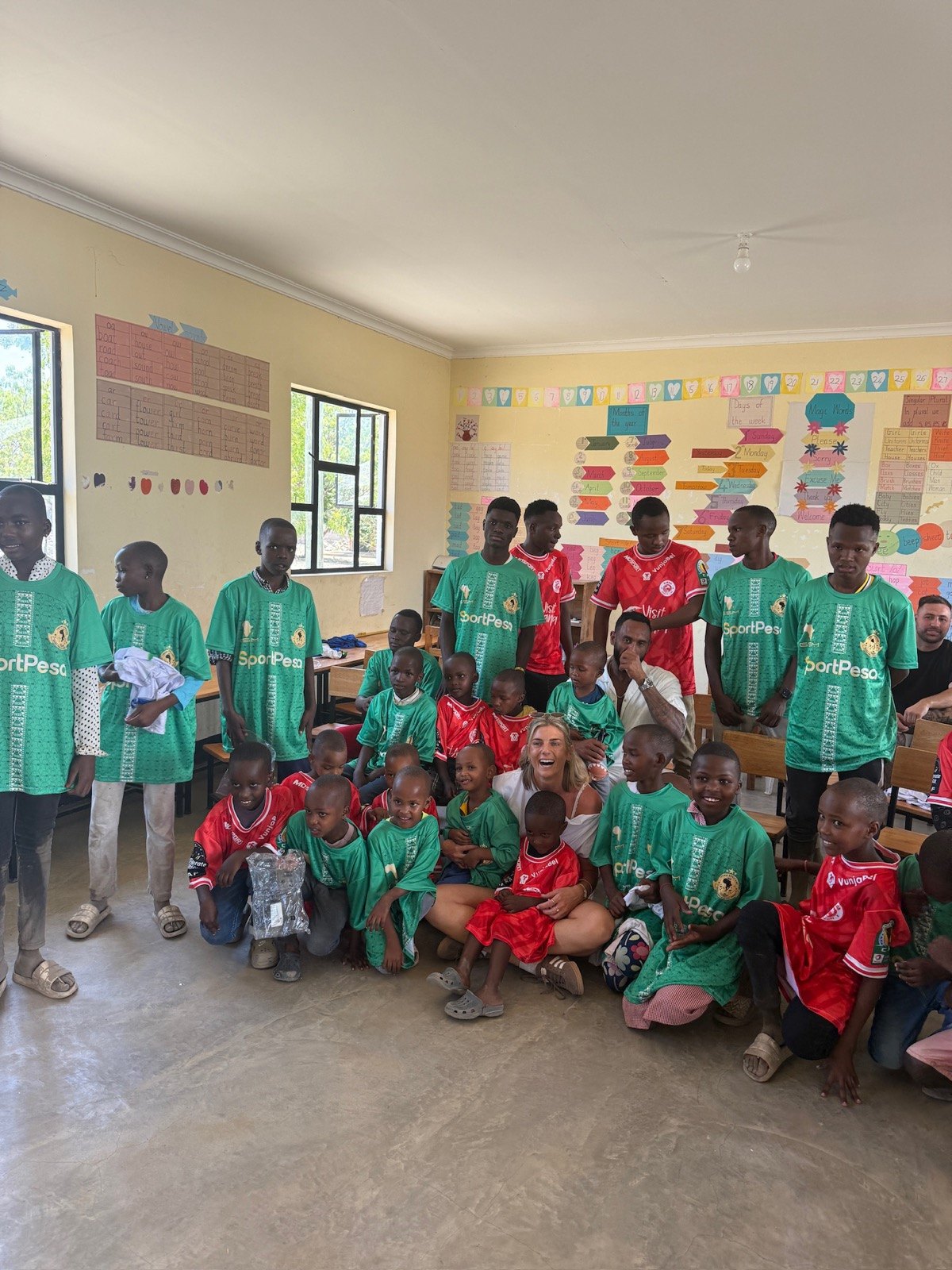 Children inside a classroom at the community school in Karatu, Tanzania