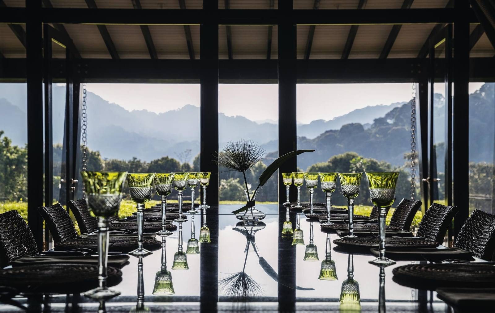 One&Only Nyungwe House over the rainforest