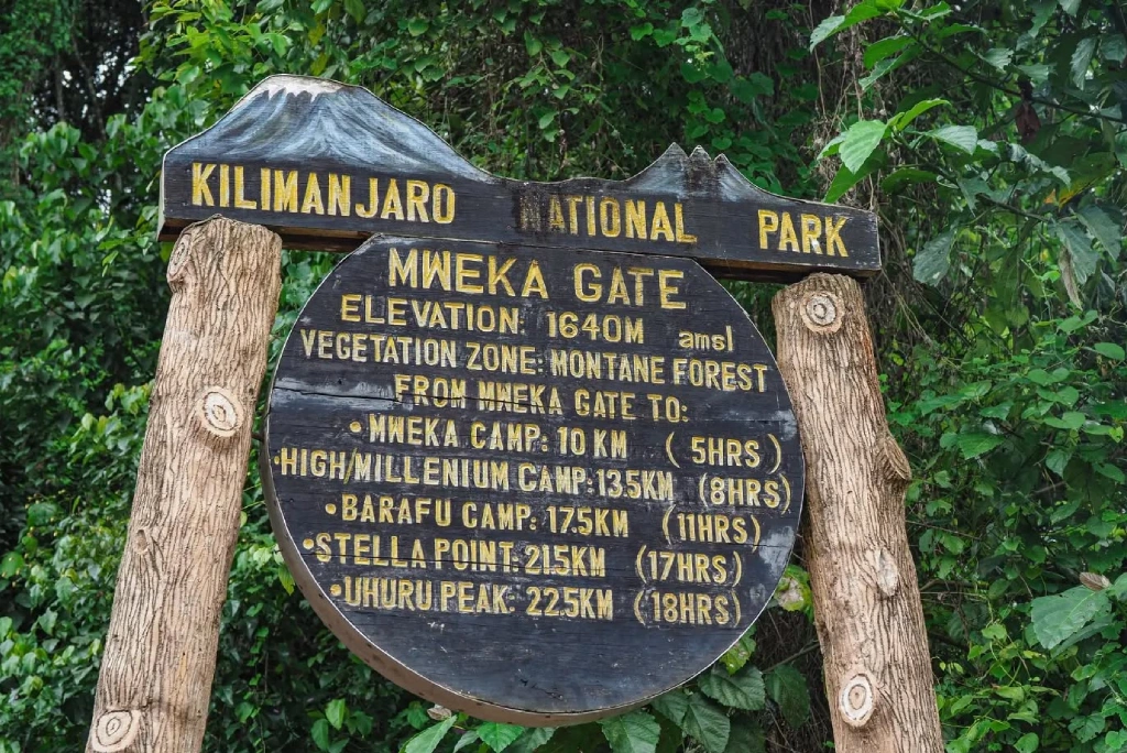 Mweka Gate